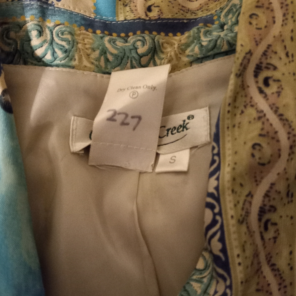 Silk Blend Mixed Patch Print Jacket - image 8